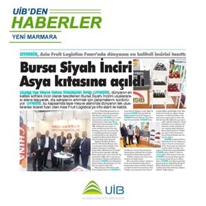 BURSA SİYAH İNCİRİ ASYA KITASINA AÇILDI